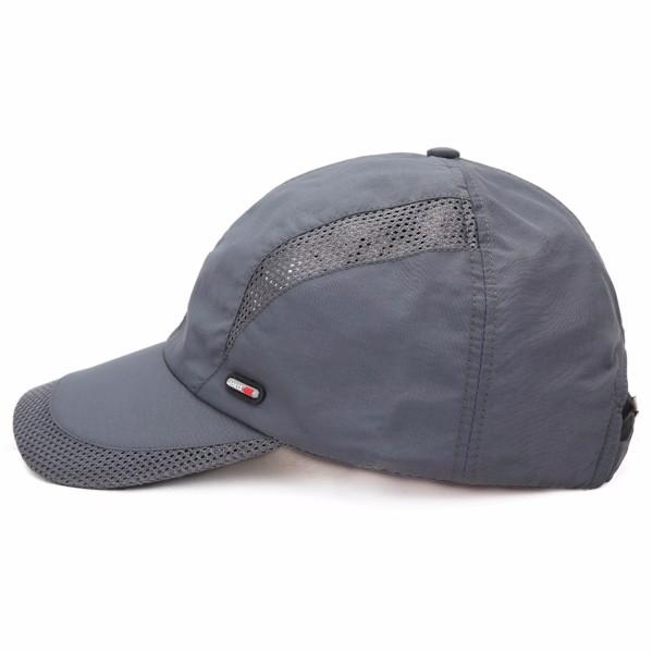 Men Hat Breathable Polyester Acrylic Outdoor Sports Golf Mesh Baseball Cap - Market Bargainz
